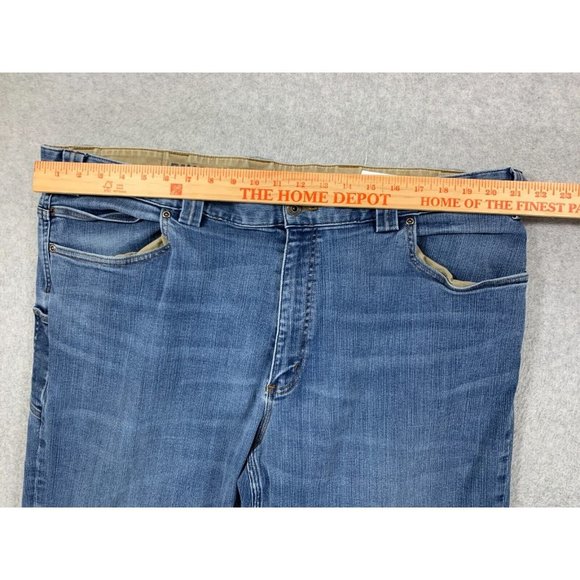 Duluth Double Flex 5 Pocket Jeans (Men's 44x30) Blue - Picture 6 of 12